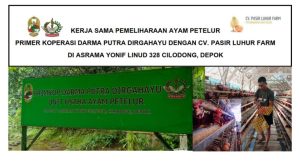 Kinerja Meningkat, Produksi Telur KOSTRAD 328 Cilodong Sentuh 90%